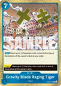 Image for Gravity Blade Raging Tiger (OP06-058) (Wings of the Captain) - One Piece Card Game