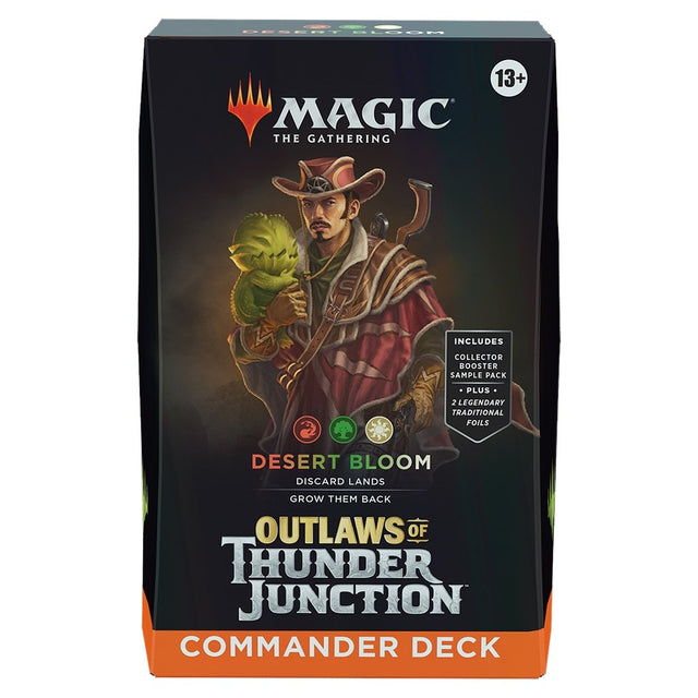 Image for Outlaws of Thunder Junction Commander Deck - Desert Bloom - Magic: The Gathering
