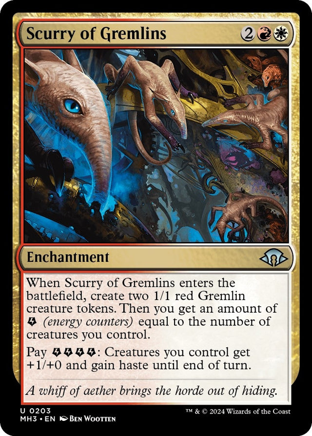 Image for Scurry of Gremlins (203) (Foil) (Modern Horizons 3) - Magic: The Gathering