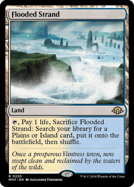 Image for Flooded Strand (220) (Modern Horizons 3) - Magic: The Gathering