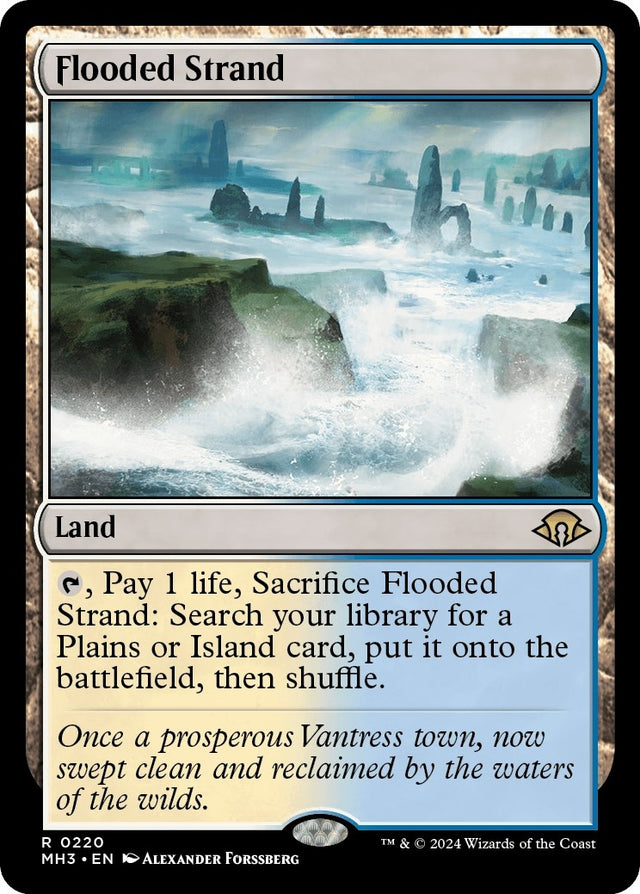 Image for Flooded Strand (220) (Modern Horizons 3) - Magic: The Gathering
