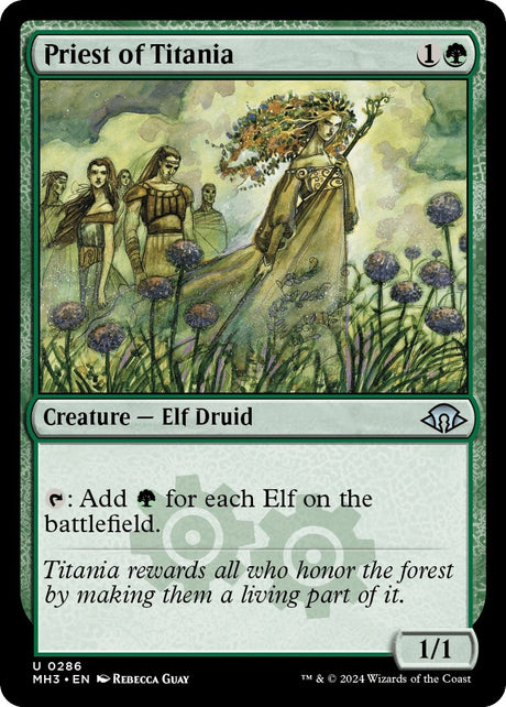 Image for Priest of Titania (286) (Modern Horizons 3) - Magic: The Gathering