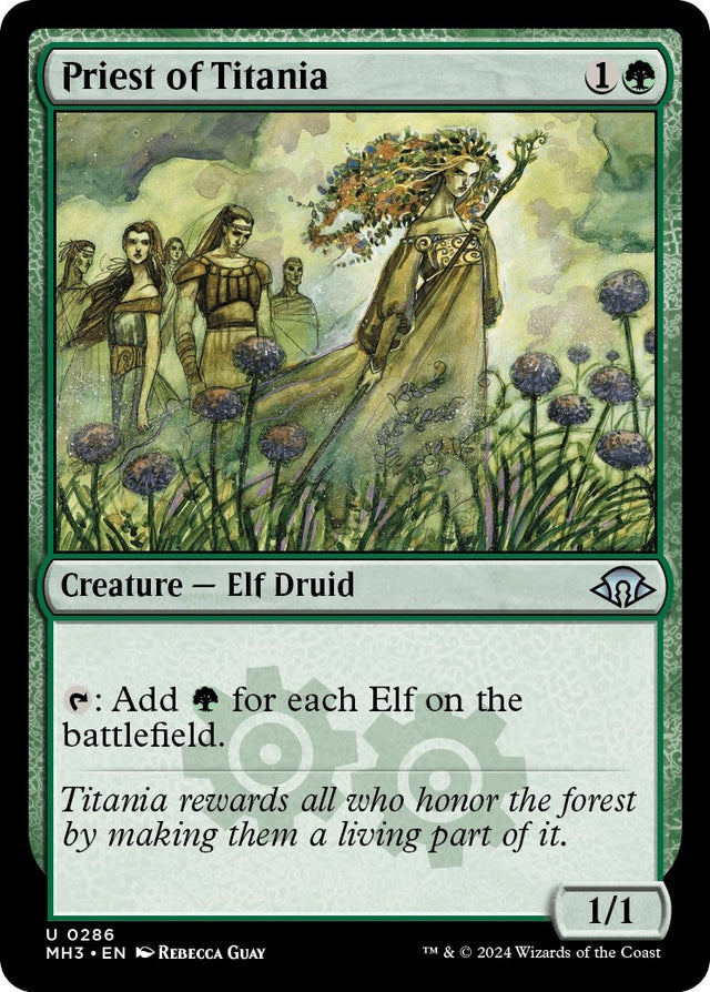 Image for Priest of Titania (286) (Modern Horizons 3) - Magic: The Gathering