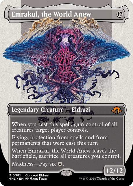 Image for Emrakul, the World Anew (Borderless) (381) (Modern Horizons 3) - Magic: The Gathering