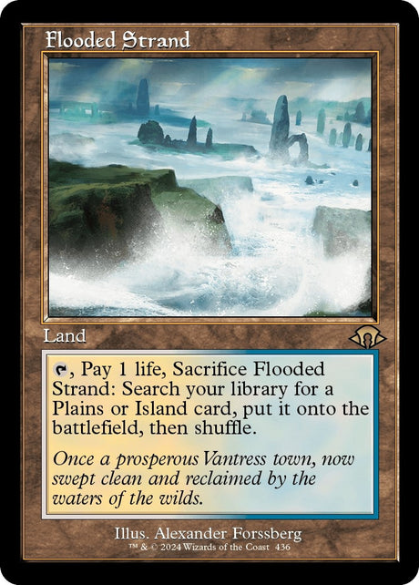Image for Flooded Strand (Retro Frame) (436) (Modern Horizons 3) - Magic: The Gathering