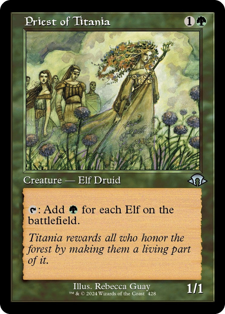 Priest of Titania (Retro Frame) (428) (Modern Horizons 3)