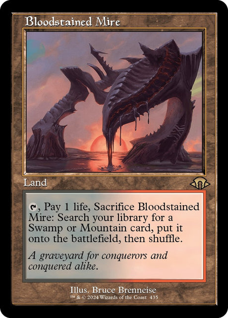 Image for Bloodstained Mire (Retro Frame) (435) (Foil) (Modern Horizons 3) - Magic: The Gathering