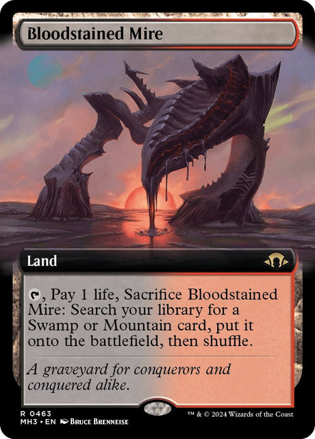 Image for Bloodstained Mire (Extended Art) (463) (Modern Horizons 3) - Magic: The Gathering