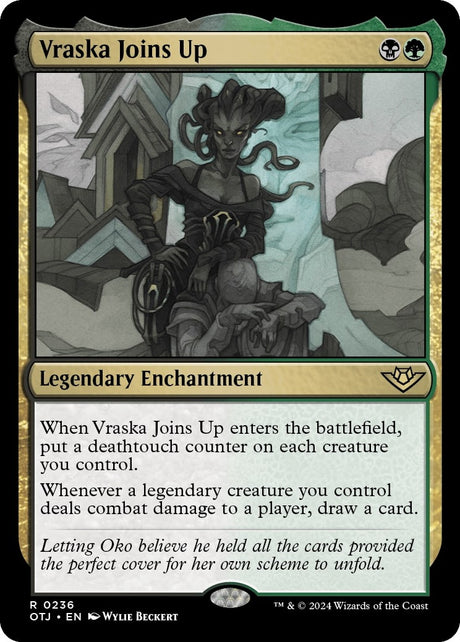 Image for Vraska Joins Up (236) (Foil) (Outlaws of Thunder Junction) - Magic: The Gathering