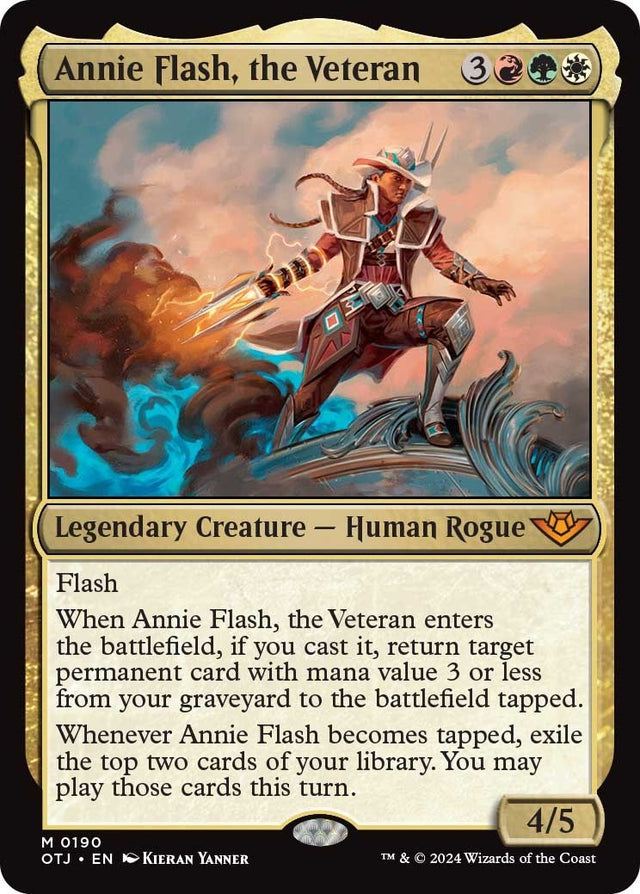 Image for Annie Flash, the Veteran (190) (Foil) (Outlaws of Thunder Junction) - Magic: The Gathering