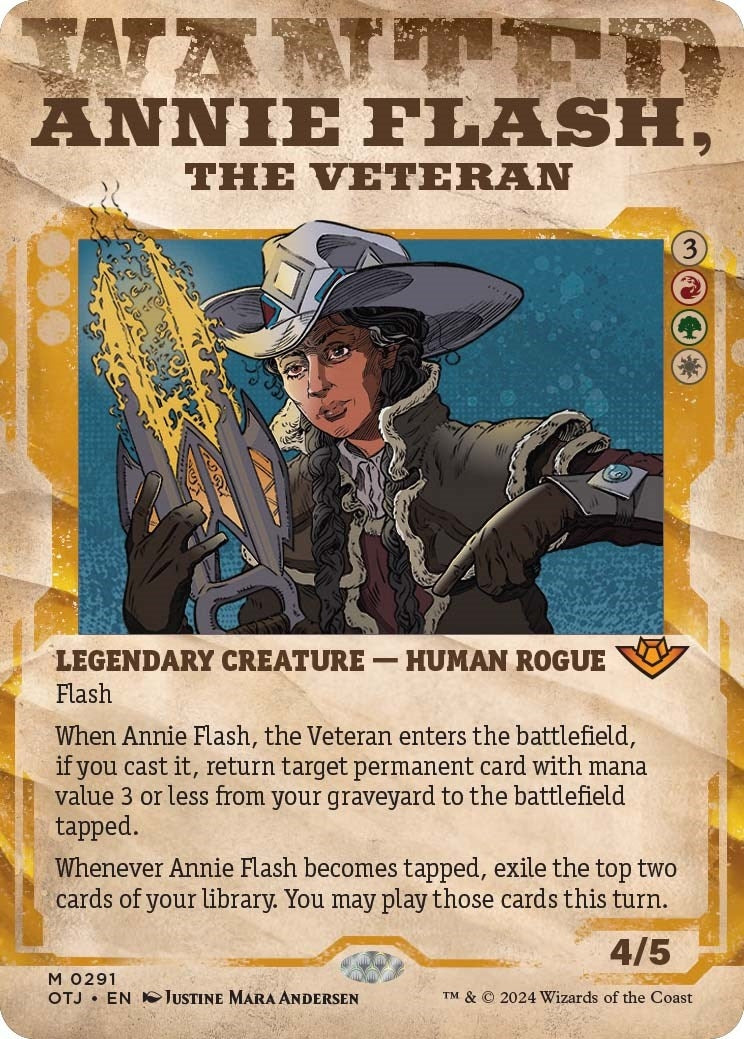 Image for Annie Flash, the Veteran (Showcase) (291) (Outlaws of Thunder Junction) - Magic: The Gathering