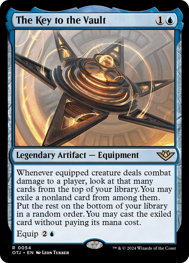 The Key to the Vault (54) (Foil) (Outlaws of Thunder Junction)