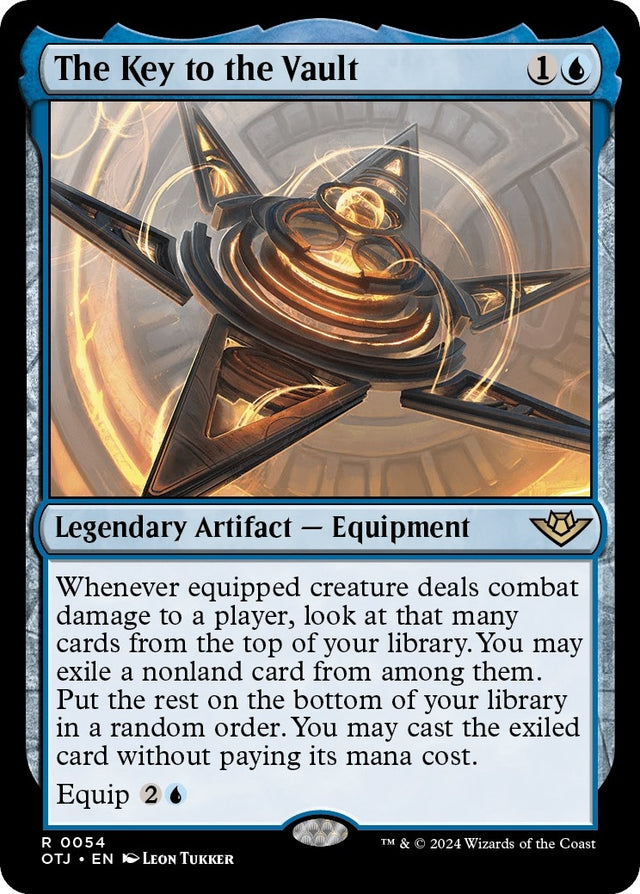 The Key to the Vault (54) (Foil) (Outlaws of Thunder Junction)