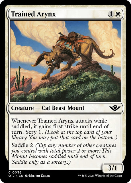 Image for Trained Arynx (36) (Outlaws of Thunder Junction) - Magic: The Gathering