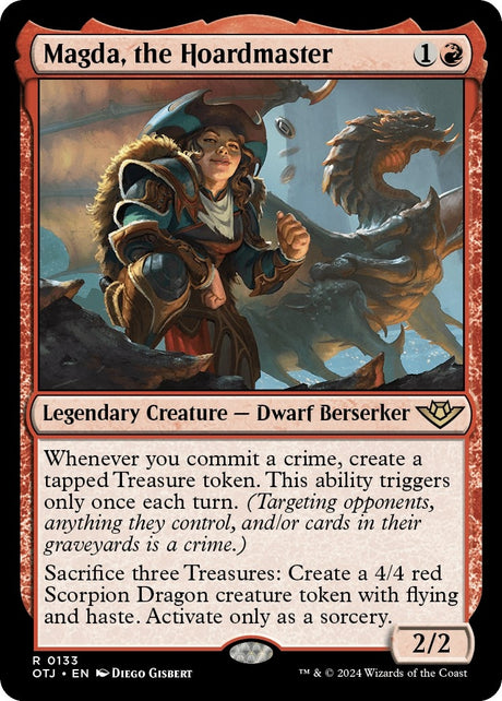 Image for Magda, the Hoardmaster (133) (Foil) (Outlaws of Thunder Junction) - Magic: The Gathering