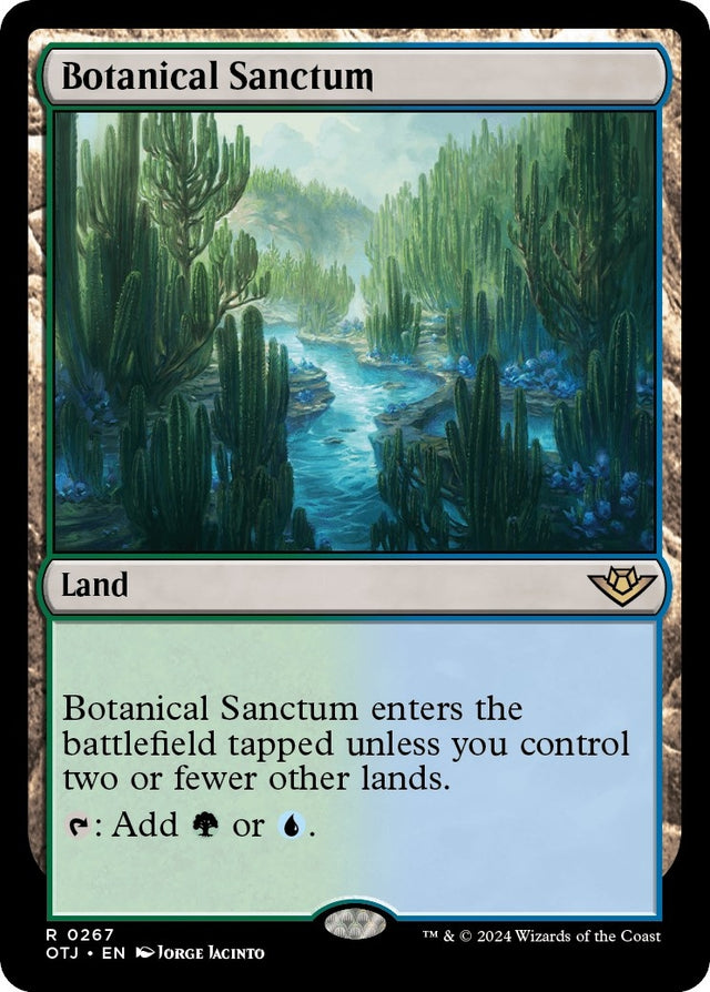 Image for Botanical Sanctum (267) (Foil) (Outlaws of Thunder Junction) - Magic: The Gathering