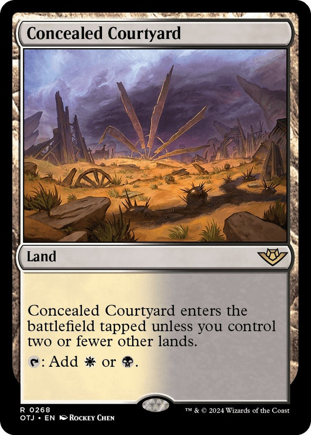 Image for Concealed Courtyard (268) (Foil) (Outlaws of Thunder Junction) - Magic: The Gathering