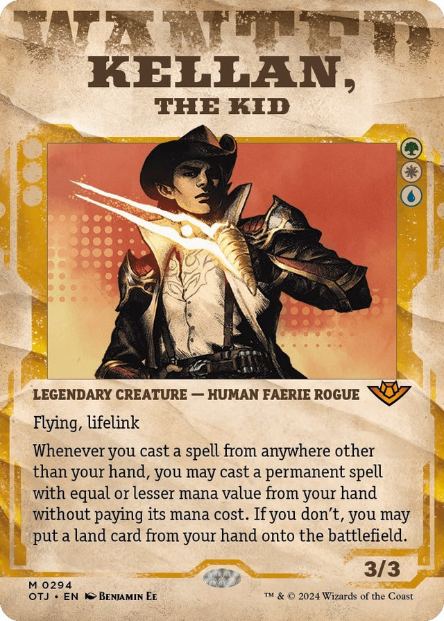 Image for Kellan, the Kid (Showcase) (294) (Outlaws of Thunder Junction) - Magic: The Gathering