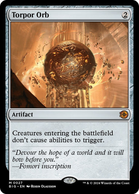 Image for Torpor Orb (27) (Outlaws of Thunder Junction: The Big Score) - Magic: The Gathering