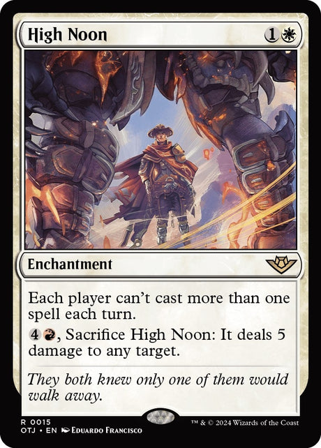 Image for High Noon (15) (Foil) (Outlaws of Thunder Junction) - Magic: The Gathering