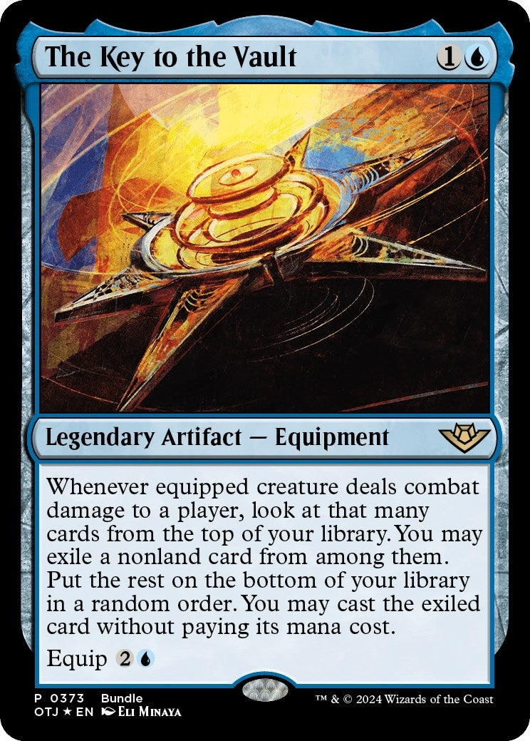 Image for The Key to the Vault (OTJ Bundle) (373) (Foil) (Unique and Miscellaneous Promos) (UMP) - Magic: The Gathering
