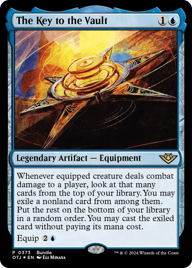 Image for The Key to the Vault (OTJ Bundle) (373) (Foil) (Unique and Miscellaneous Promos) (UMP) - Magic: The Gathering