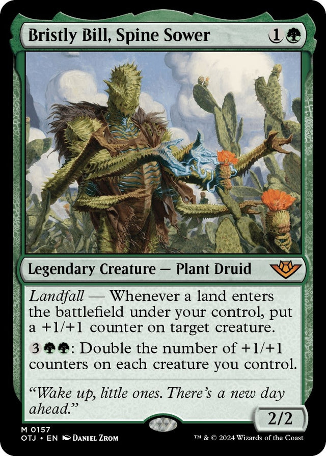 Image for Bristly Bill, Spine Sower (157) (Foil) (Outlaws of Thunder Junction) - Magic: The Gathering