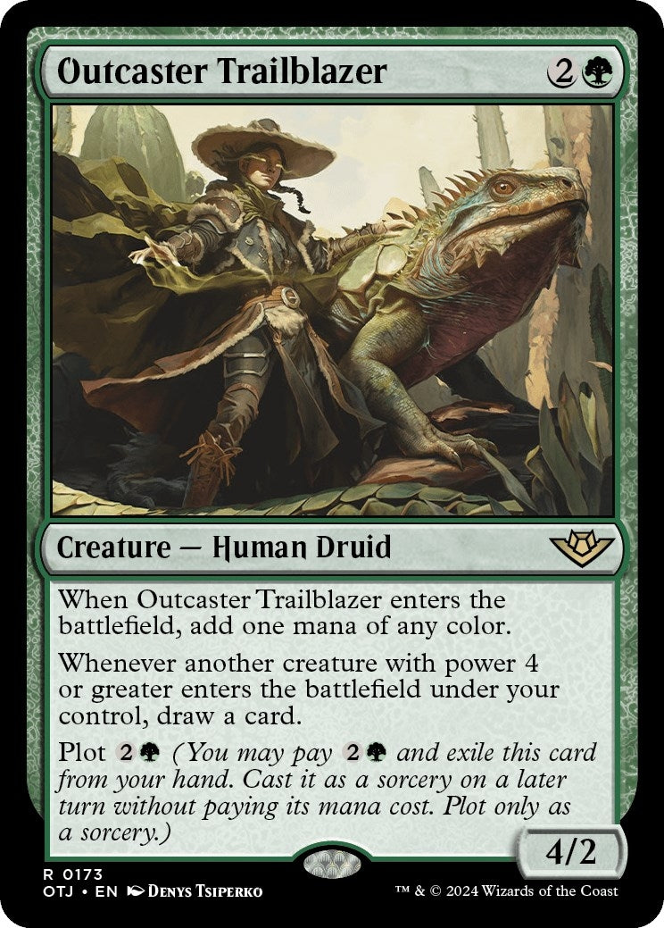 Image for Outcaster Trailblazer (173) (Outlaws of Thunder Junction) - Magic: The Gathering