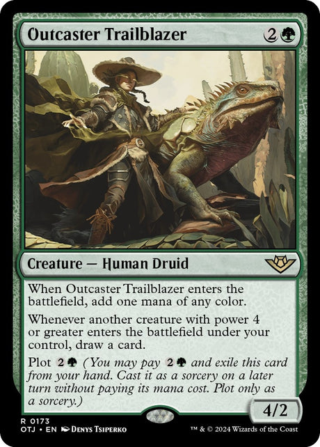 Image for Outcaster Trailblazer (173) (Outlaws of Thunder Junction) - Magic: The Gathering