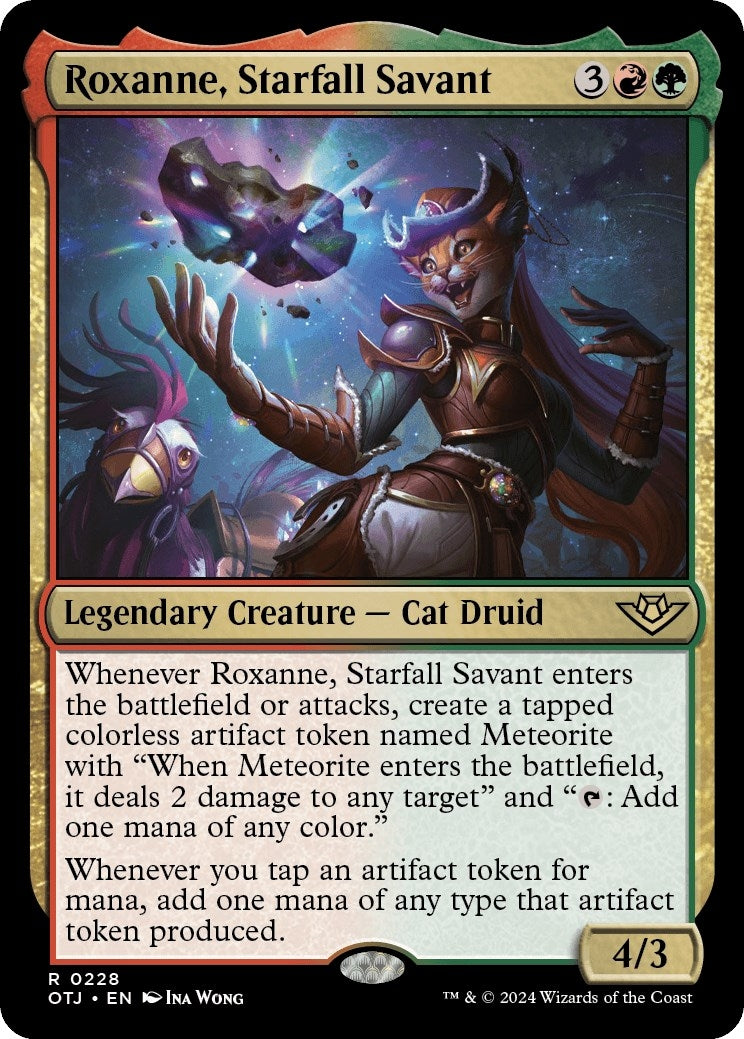 Image for Roxanne, Starfall Savant (228) (Outlaws of Thunder Junction) - Magic: The Gathering
