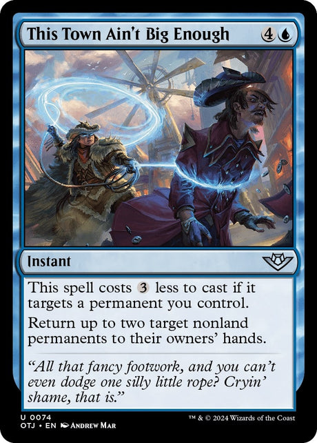 Image for This Town Ain't Big Enough (74) (Foil) (Outlaws of Thunder Junction) - Magic: The Gathering