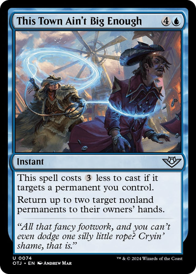 Image for This Town Ain't Big Enough (74) (Foil) (Outlaws of Thunder Junction) - Magic: The Gathering