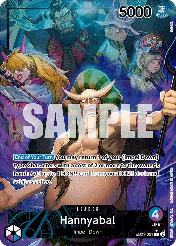 Image for Hannyabal (Alternate Art) (EB01-021) (Extra Booster: Memorial Collection) - One Piece Card Game