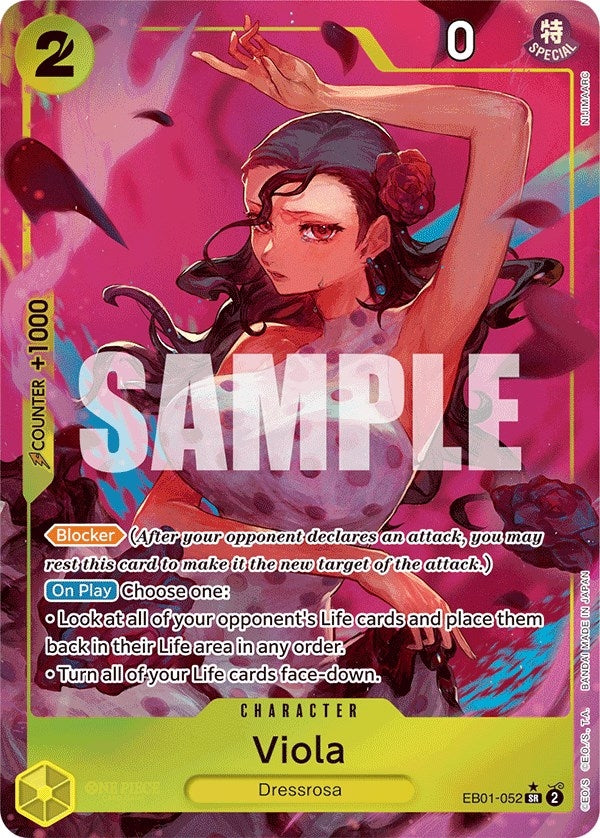 Image for Viola (Alternate Art) (EB01-052) (Foil) (Extra Booster: Memorial Collection) - One Piece Card Game