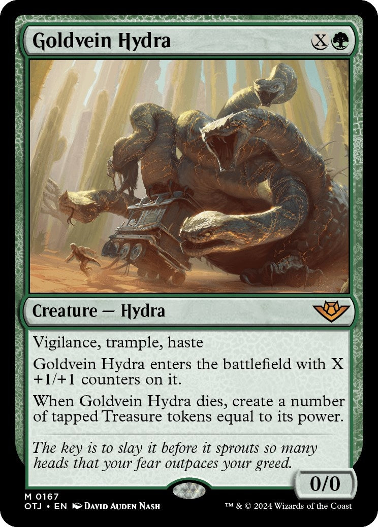 Image for Goldvein Hydra (167) (Foil) (Outlaws of Thunder Junction) - Magic: The Gathering