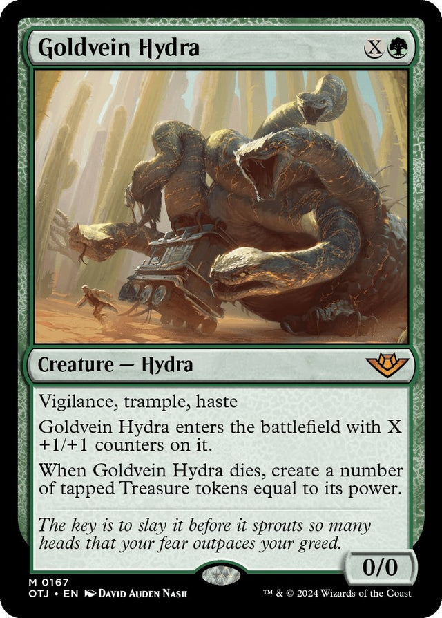 Image for Goldvein Hydra (167) (Foil) (Outlaws of Thunder Junction) - Magic: The Gathering