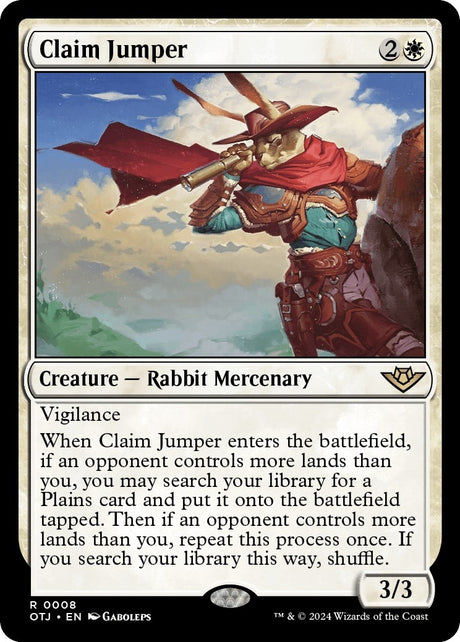 Image for Claim Jumper (8) (Outlaws of Thunder Junction) - Magic: The Gathering