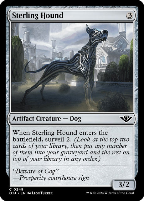 Image for Sterling Hound (249) (Outlaws of Thunder Junction) - Magic: The Gathering