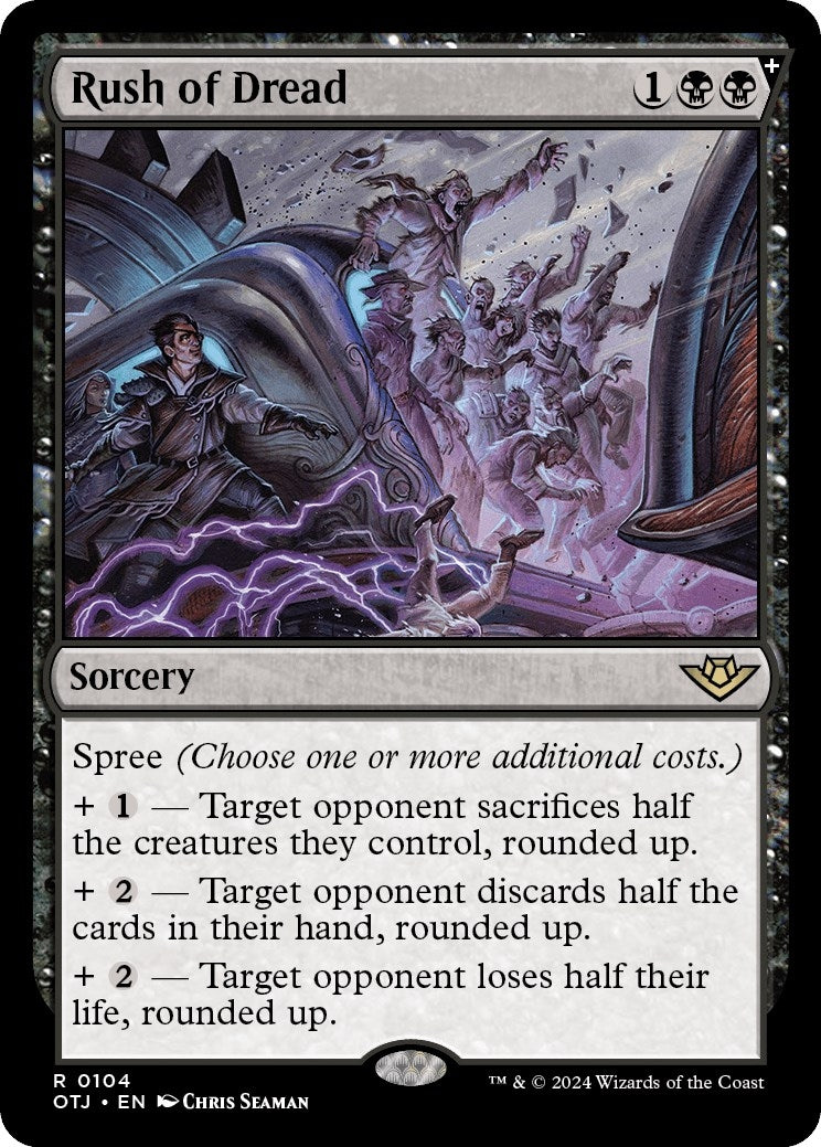 Image for Rush of Dread (104) (Foil) (Outlaws of Thunder Junction) - Magic: The Gathering