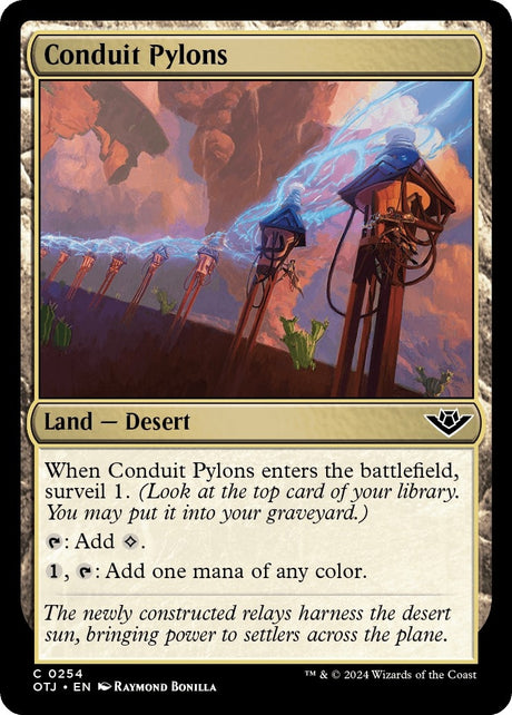 Image for Conduit Pylons (254) (Outlaws of Thunder Junction) - Magic: The Gathering