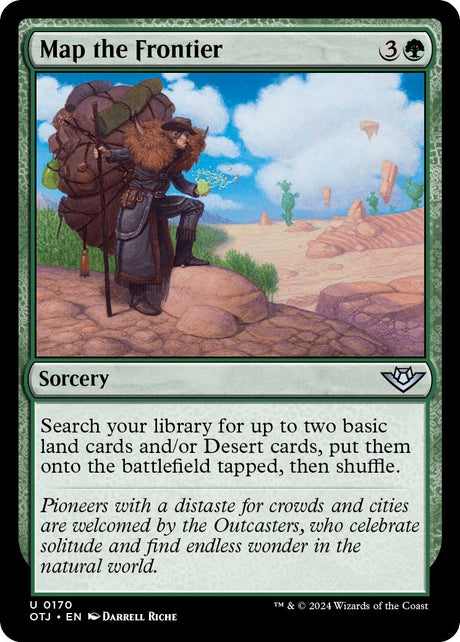 Image for Map the Frontier (170) (Outlaws of Thunder Junction) - Magic: The Gathering