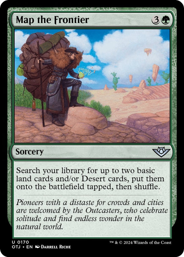 Image for Map the Frontier (170) (Outlaws of Thunder Junction) - Magic: The Gathering