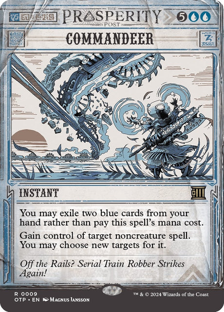Image for Commandeer (9) (Outlaws of Thunder Junction: Breaking News) - Magic: The Gathering