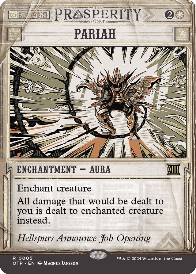 Pariah (5) (Foil) (Outlaws of Thunder Junction: Breaking News)