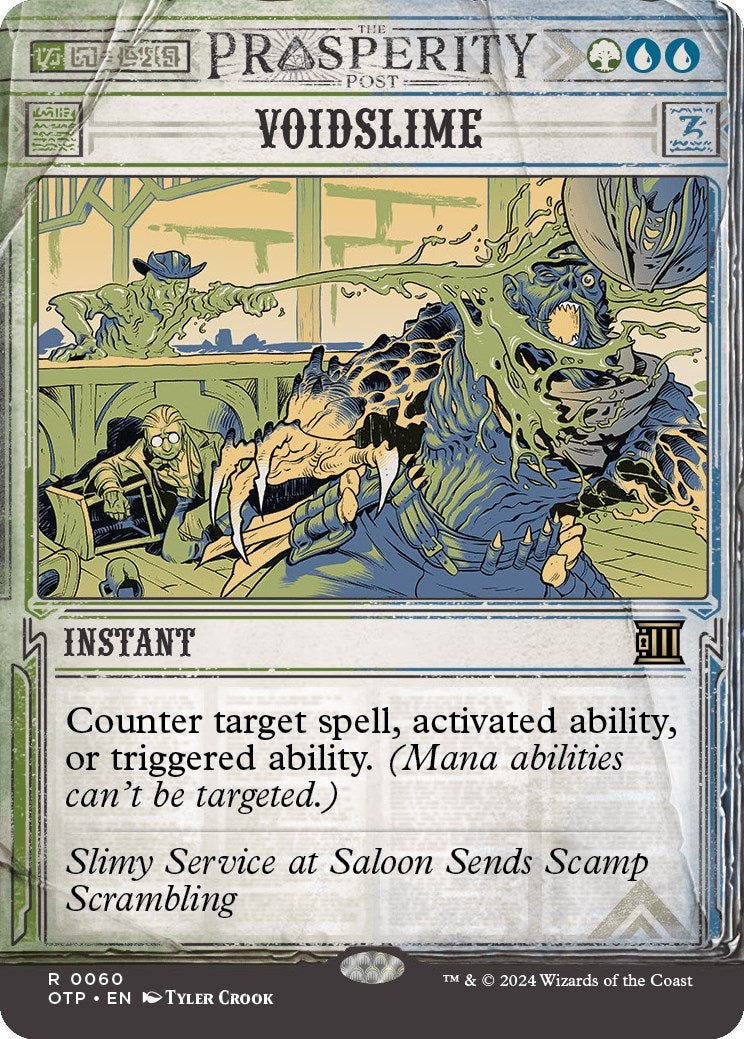 Image for Voidslime (60) (Foil) (Outlaws of Thunder Junction: Breaking News) - Magic: The Gathering