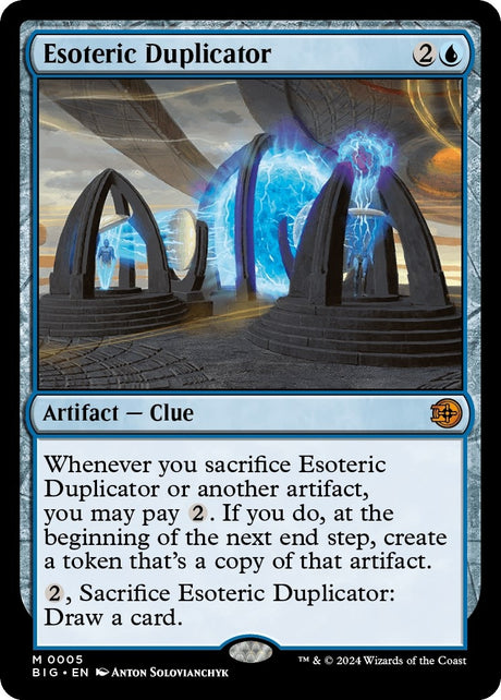 Image for Esoteric Duplicator (5) (Outlaws of Thunder Junction: The Big Score) - Magic: The Gathering