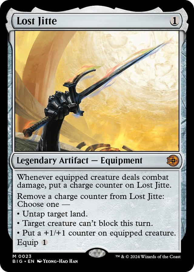 Image for Lost Jitte (23) (Outlaws of Thunder Junction: The Big Score) - Magic: The Gathering