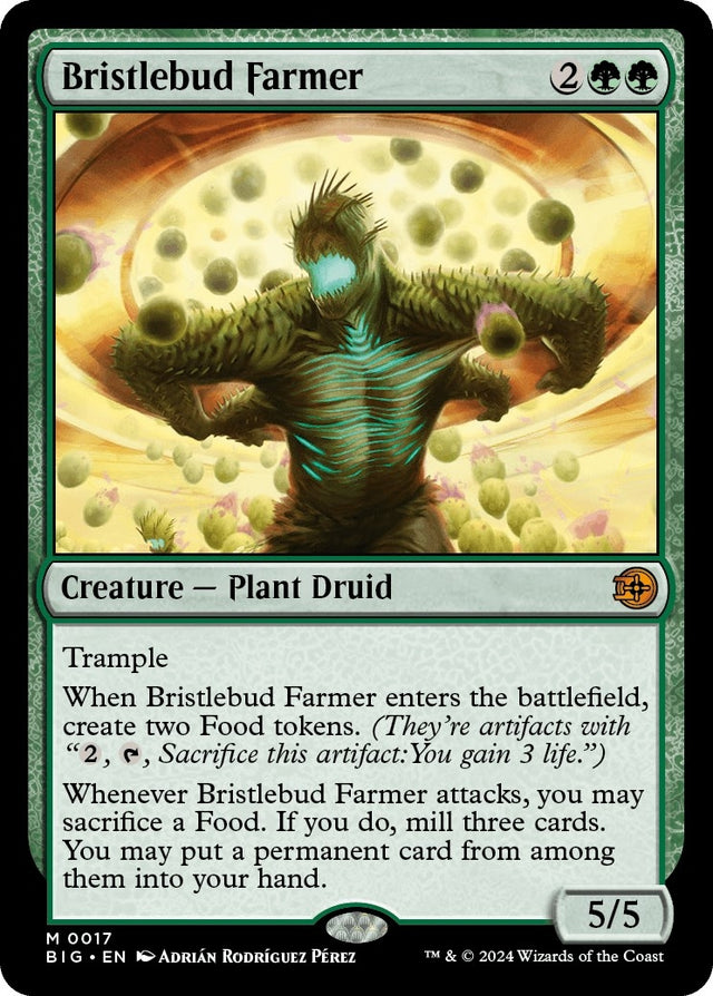 Image for Bristlebud Farmer (17) (Outlaws of Thunder Junction: The Big Score) - Magic: The Gathering