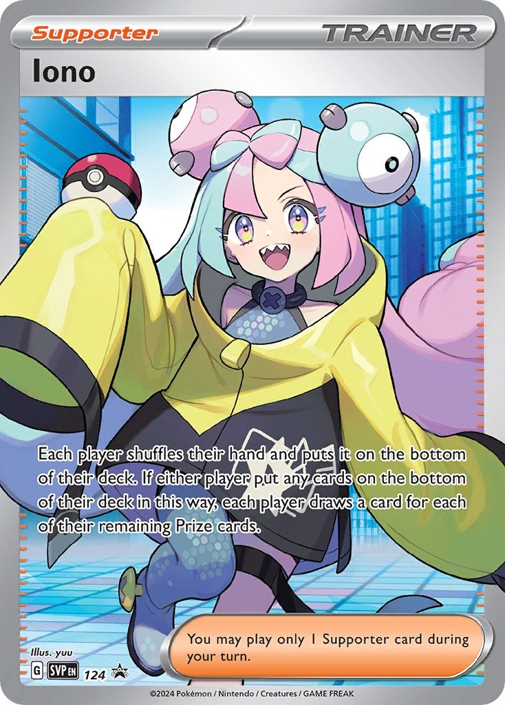 Image for Iono - 124 (124) (SV: Scarlet & Violet Promo Cards) - Pokemon