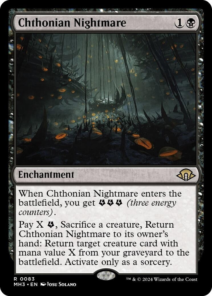 Image for Chthonian Nightmare (83) (Modern Horizons 3) - Magic: The Gathering